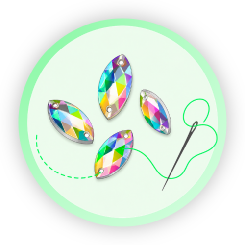 Sew-On Stones