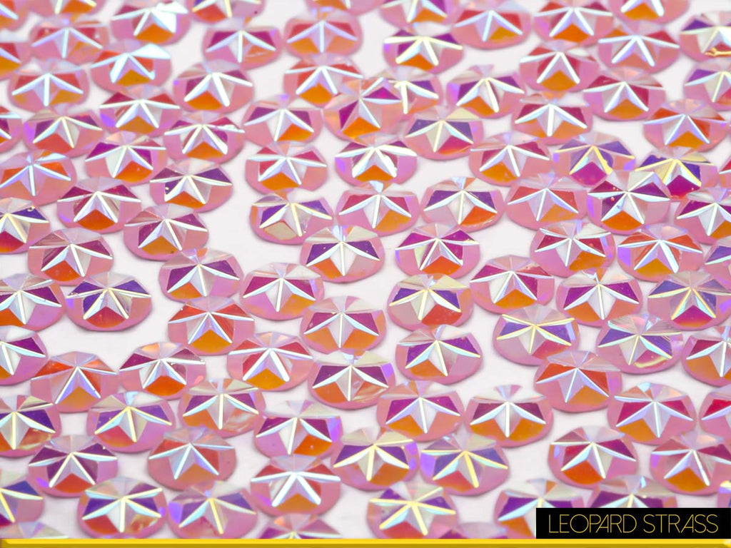 Flower Pink AB :  Jellystone + Non-Hotfix