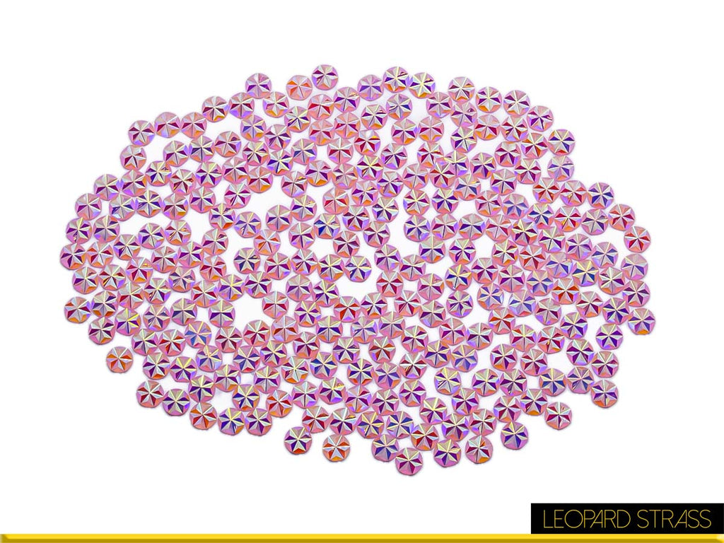 Flower Pink AB :  Jellystone + Non-Hotfix