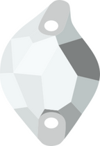 Crystal / Sew-on stone : Curva : Glass