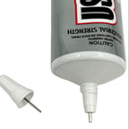 e6000 glue bottle with a needle applicator on a white background