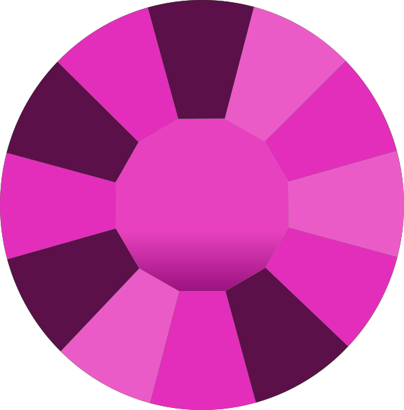 Fuchsia Hematite : Classico