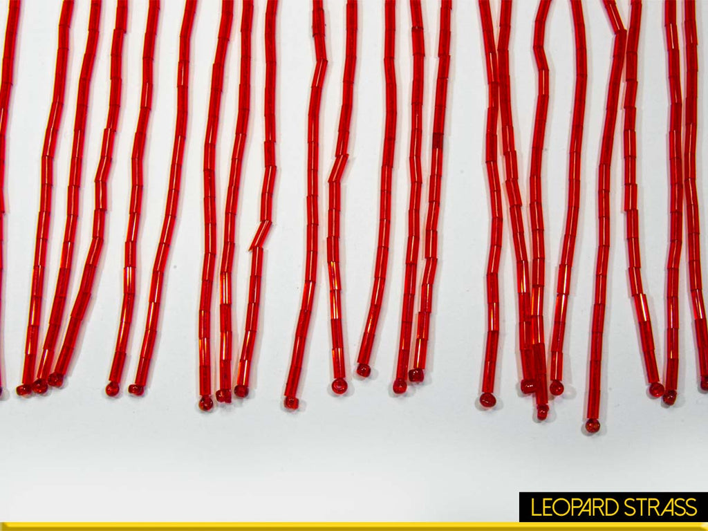 Bead Fringe : Red