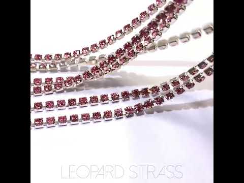 Rhinestone Cup Chain - Rose