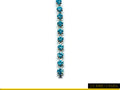 Rhinestone Cup Chain - Aquamarine